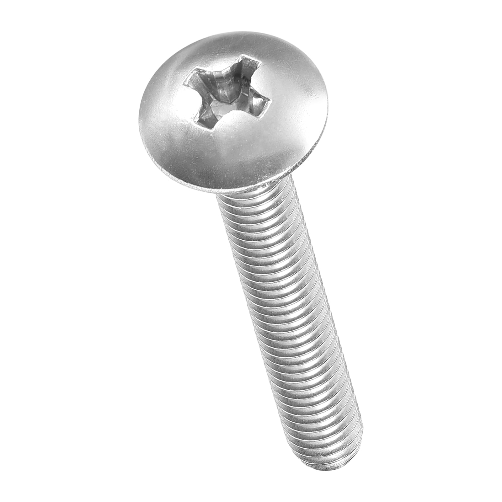 Uxcell Machine Screws Phillips Head 100Pcs, Steel Round Head Furniture Bolts