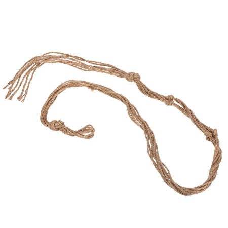 Uxcell Macrame Hanging Planter, 43.3" Hanging Plant Net with Tassel, Khaki