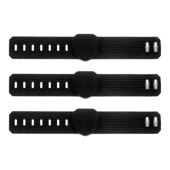 Uxcell Magnetic Cigarette Holder for Golf Cart, Adjustable Silicone Cigarette Band Clip Accessories Fit 38-60 Rings & 3Pcs & Black-Fitting For(Golf Carts/Fishing Rods/Boats/Gifts)