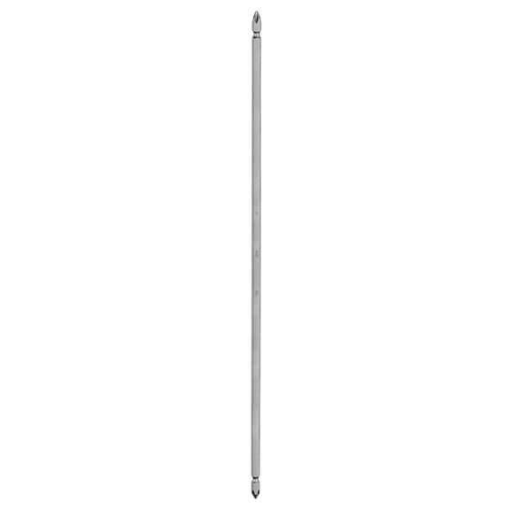 Uxcell Magnetic Double Ended Screwdriver Bit 6.35mm PH2 15.75" Length 1/4" Hex Shank S2 Steel Two Sided Phillips Cross Screw Driver Bit