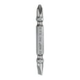 thumbnail image 1 of Uxcell Magnetic Double Ended Screwdriver Bit 6mm PH2/SL6 2.56" Length 1/4" Hex Shank S2 Steel Phillips Cross Slotted Flat Screw Driver Bit, 1 of 8