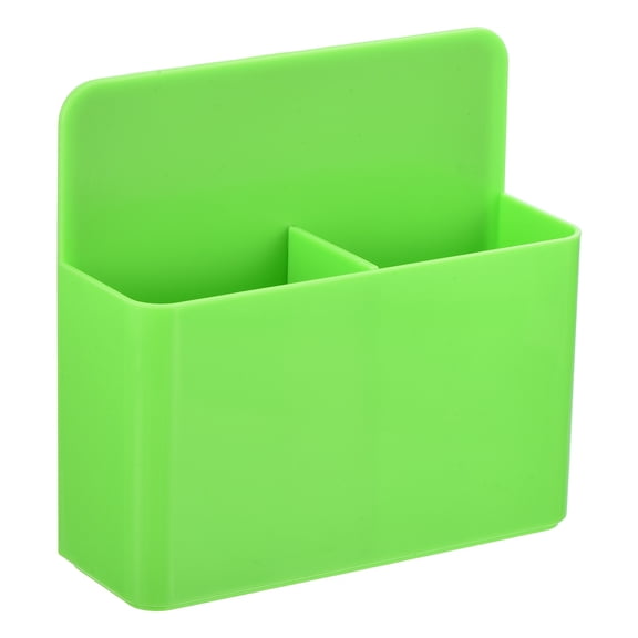 Uxcell Magnetic Pen Marker Holders, 125x40mm Dry Erase Marker Pencil Holder Cup Organizer for Classroom Home Office Refrigerator Whiteboard Locker, Green, 4.7x4.9x1.6"