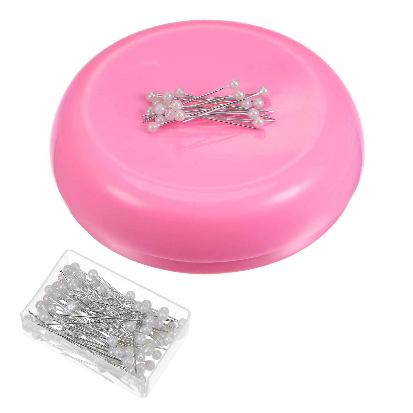  Magnetic Sewing Pincushion, 3Pcs Round Plastic