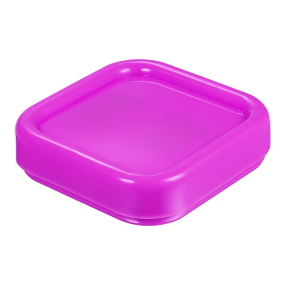 Uxcell Magnetic Pin Cushion Square Plastic Sewing Pin Holder Storage Case Tool, Rose Red
