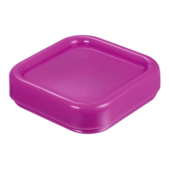Uxcell Magnetic Pin Cushion Square Plastic Sewing Pin Holder Storage Case Tool, Rose Red