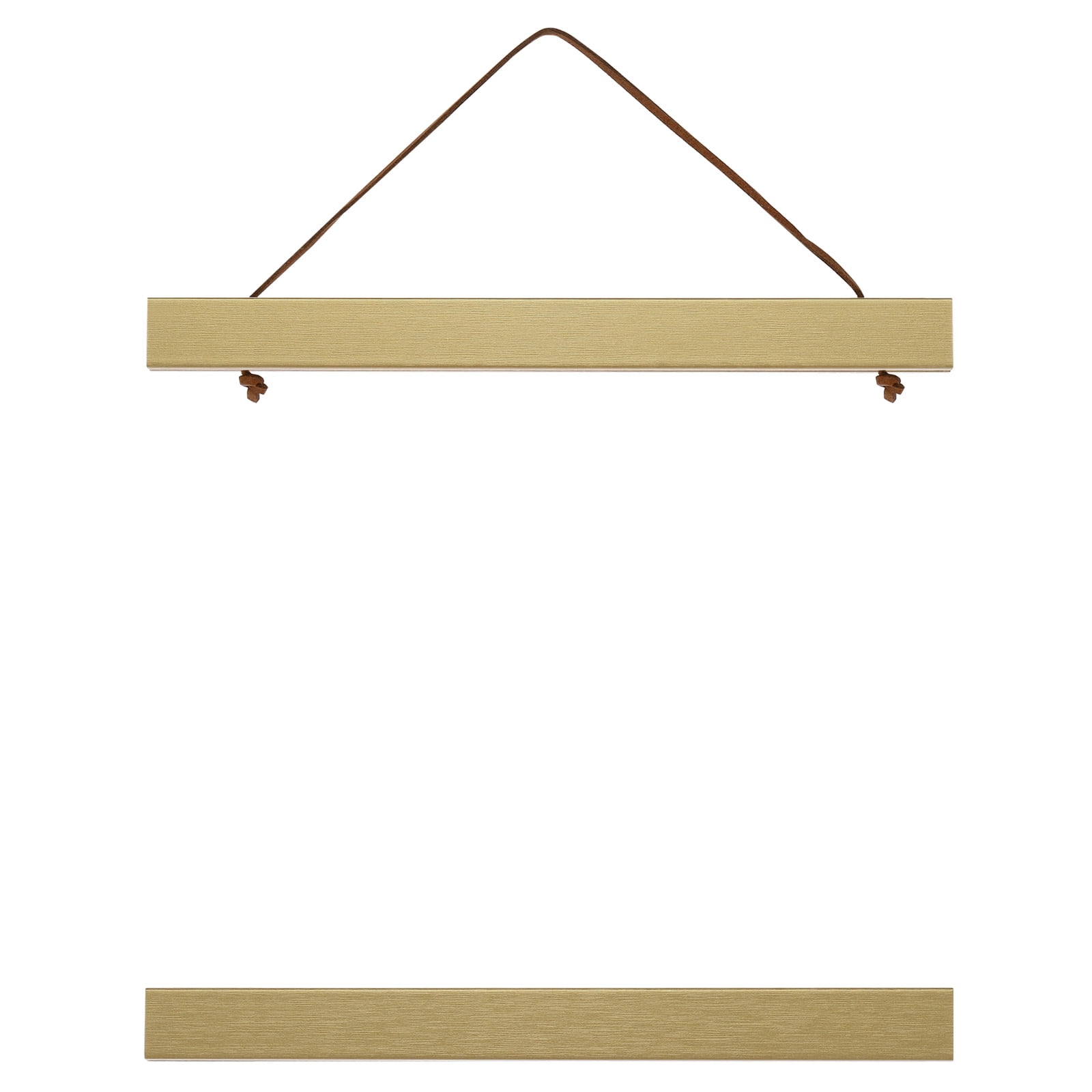 Uxcell Poster Hanger Frame, 10 Inch Wide Wood Hangers