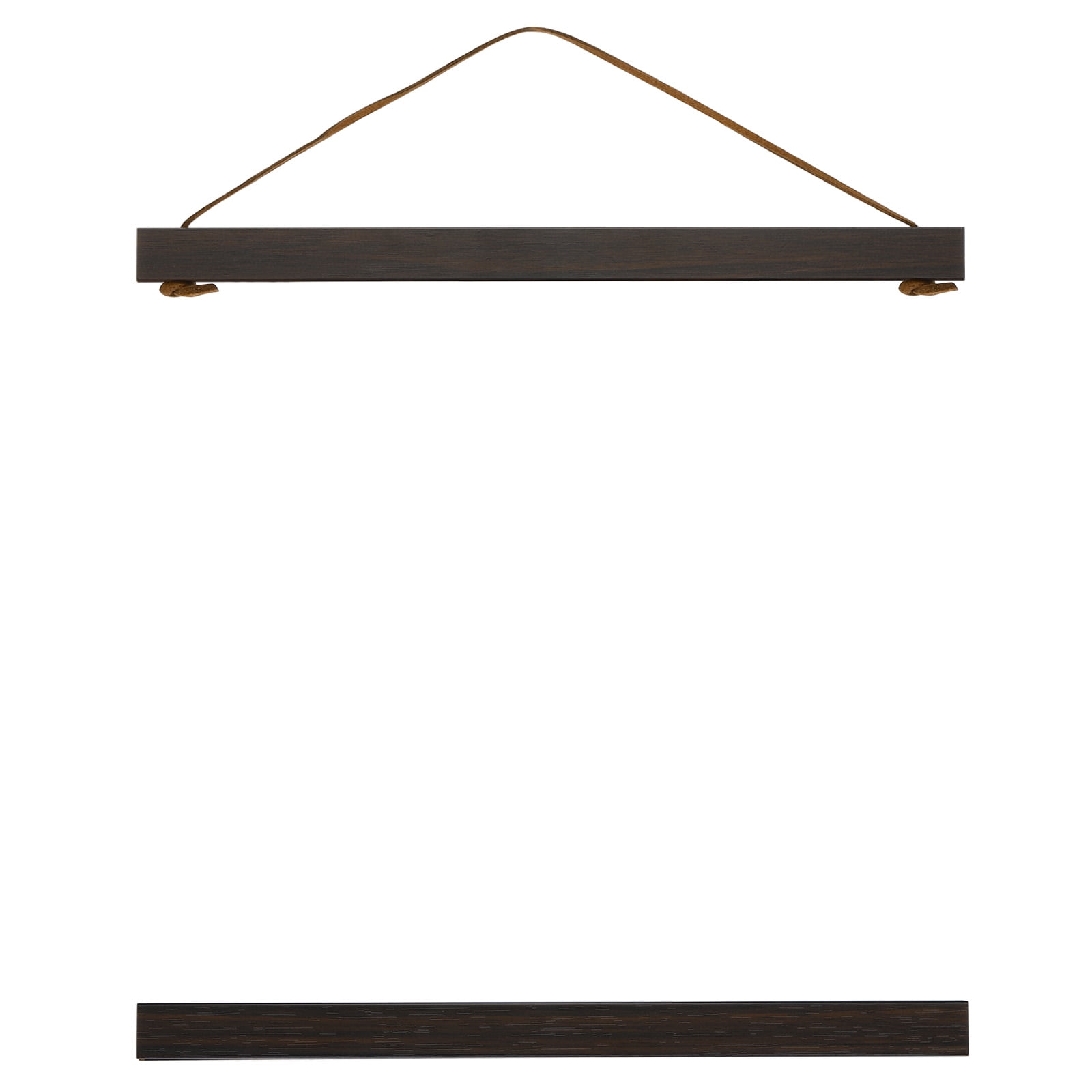 Uxcell Poster Hanger Frame, 16 Inch Wide Wood Hangers