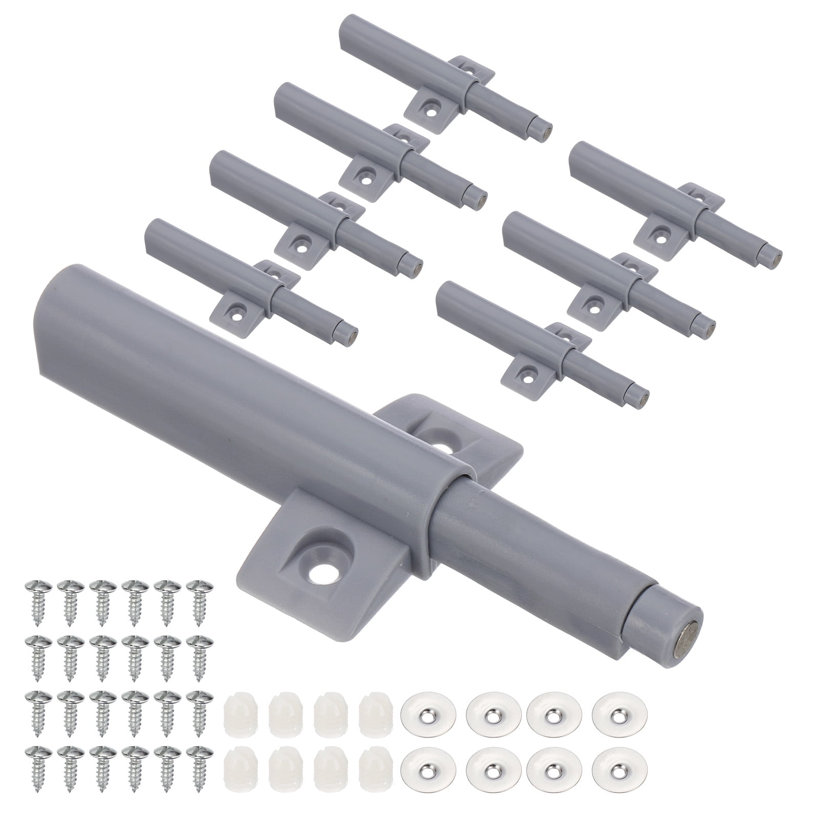 Uxcell Magnetic Push Latches, Double Push to Open Door Latch Hidden ...