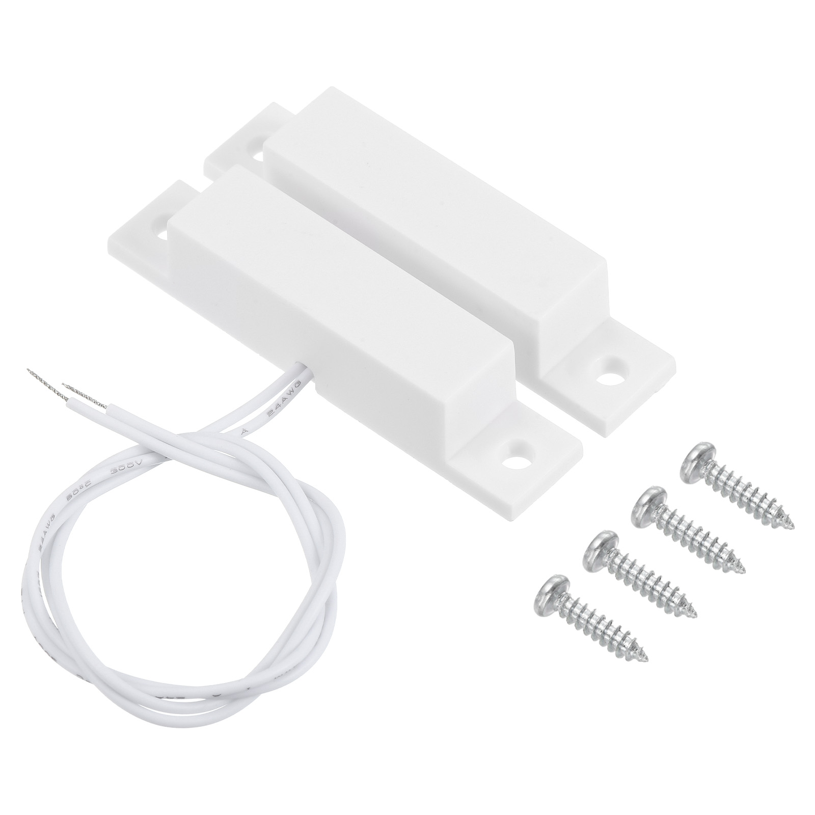 Uxcell Magnetic Reed Switch, 1 Set NC Wired Door Window Contact Switch ...