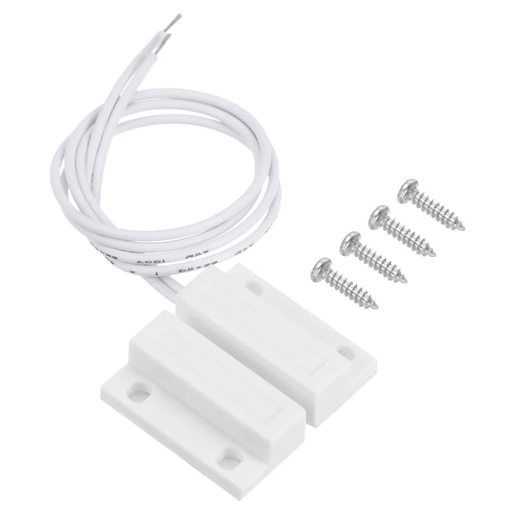 Uxcell Magnetic Reed Switch, 1 Set NC Wired Door Window Contact Switch