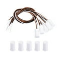 thumbnail image 1 of Uxcell Magnetic Reed Switch, 5 Pack NO NC Ring Alarm Contact Sensor Switch, White, 1 of 5