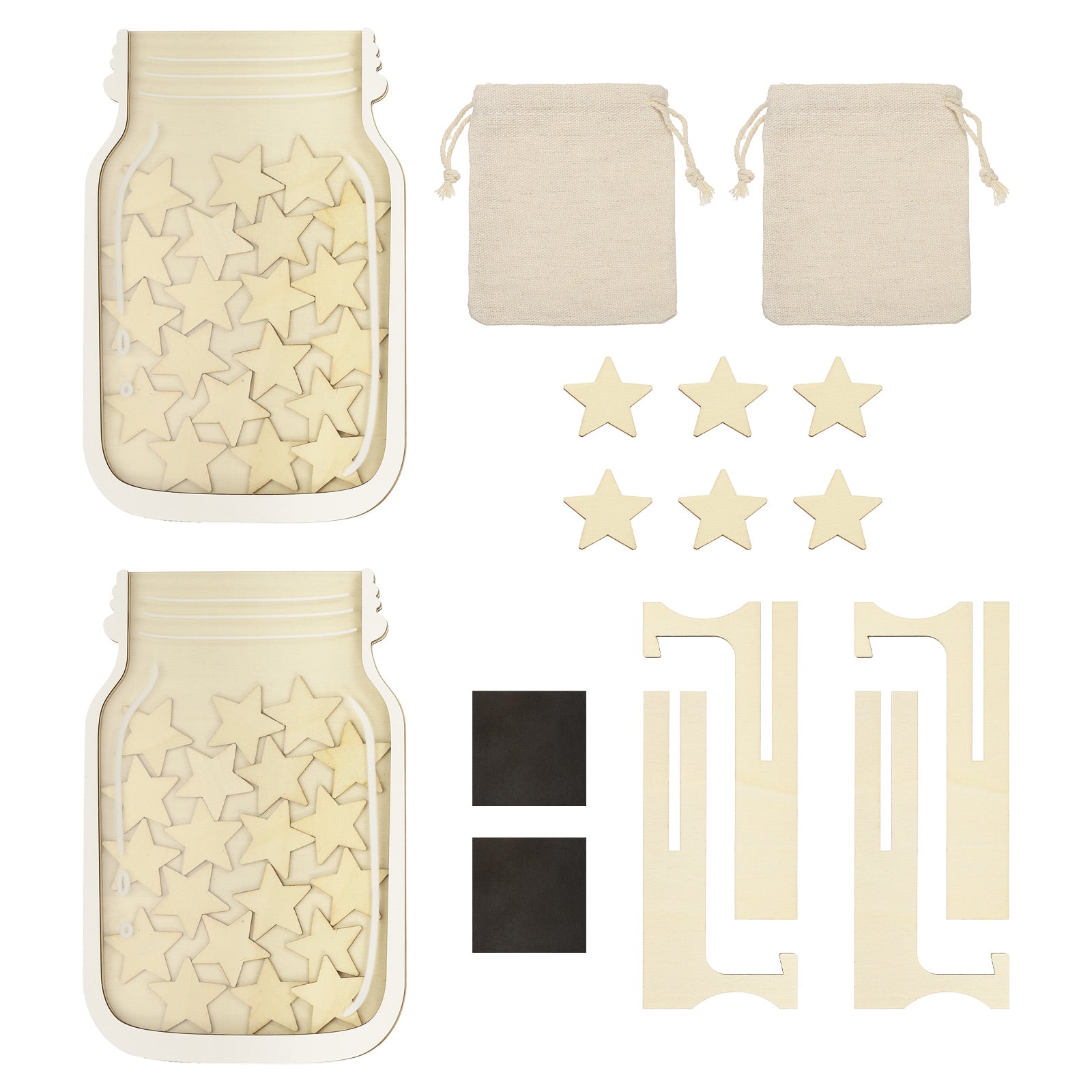 Uxcell 2 Pack Magnetic Reward Jar, Star Jar Magnetic Classroom Reward ...