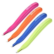 Uxcell Magnetic Staplers Puller Office Home Staple Remover Tools, Multicolor 4 pack