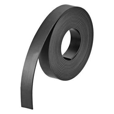 Uxcell Magnetic Strip for Crafts, 25/64 inch x 6.5 Feet Black
