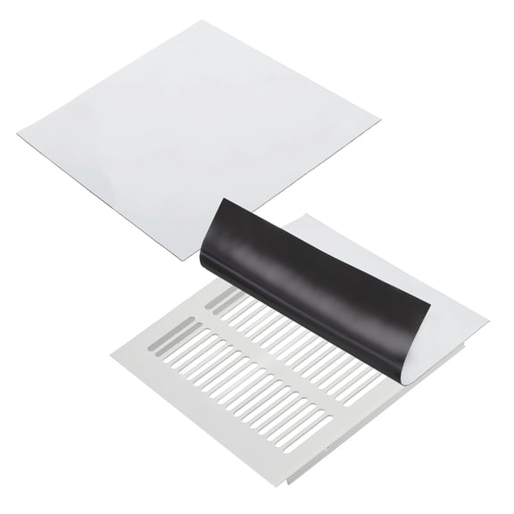 Uxcell Magnetic Vent Cover, Floor Wall Air Registers Covers Magnet Vent Blocker for Home RV HVAC Fireplace Furnace White 7.9 " x 7.9 "