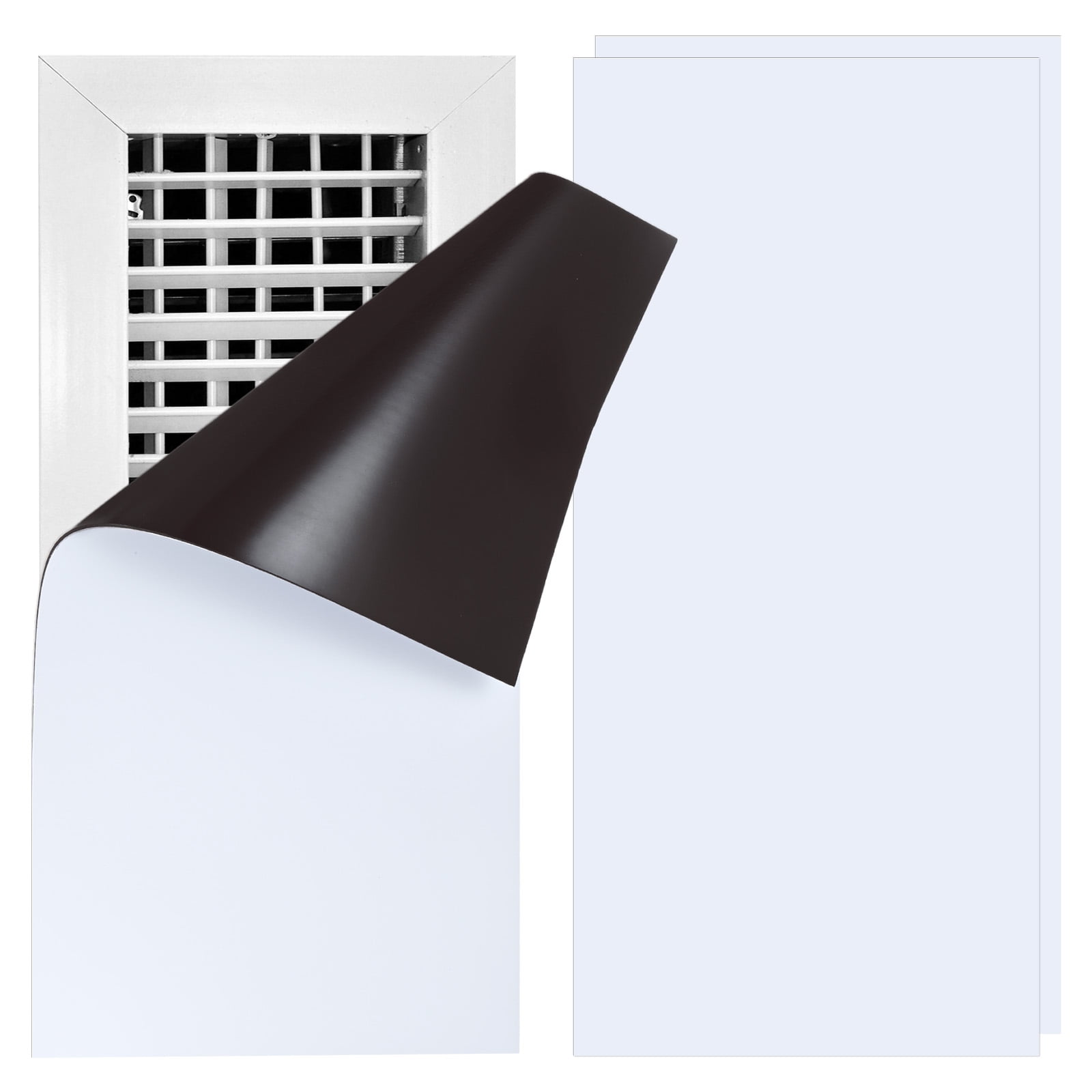 Uxcell Magnetic Vent Covers [2pcs] - Vent Covers For Home Floor Use For Wall, and Ceiling Registers & Home  &  RV & HVAC - [White - 12 x 5.5 IN]