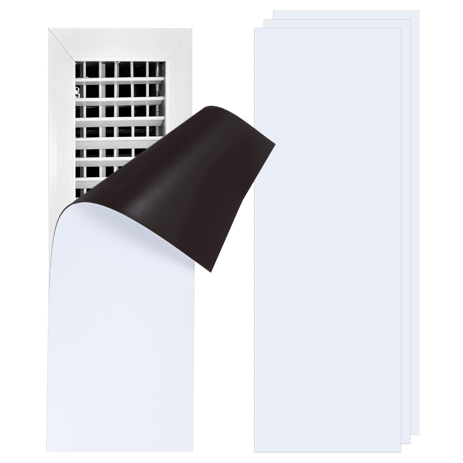 Uxcell Magnetic Vent Covers [3pcs] - Vent Covers For Home Floor Use For Wall, and Ceiling Registers & Home  &  RV & HVAC - [White - 12 x 4 IN]