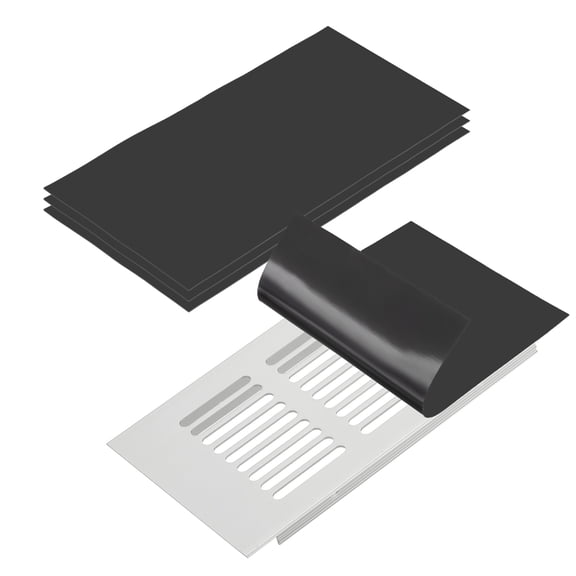 Uxcell Magnetic Vent Covers, Floor Wall Air Registers Cover Magnet Vent Blocker for Home RV HVAC Fireplace Furnace Black 11.9 " x 7.9 "