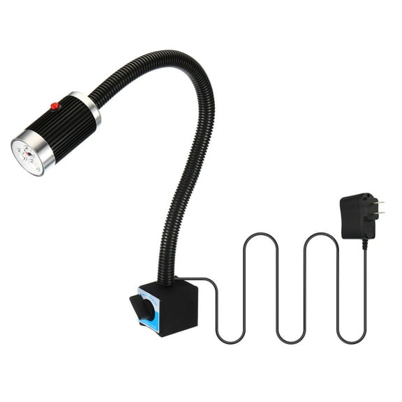 Uxcell Magnetic Work Light Flexible Geeseneck 1000 Lumen LED Machine Light 9W 120V