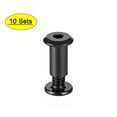 thumbnail image 1 of Uxcell Male M6x10mm Hex Socket Screw Post Carbon Steel Powder Coated 10 Sets, 1 of 5