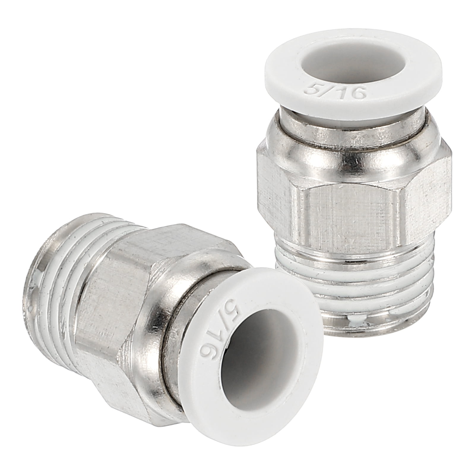 Uxcell Plastic Push-to-Connect Y Splitter Fittings - 16mm (5/8") OD, 4-Pack, For Air & Pneumatic Systems