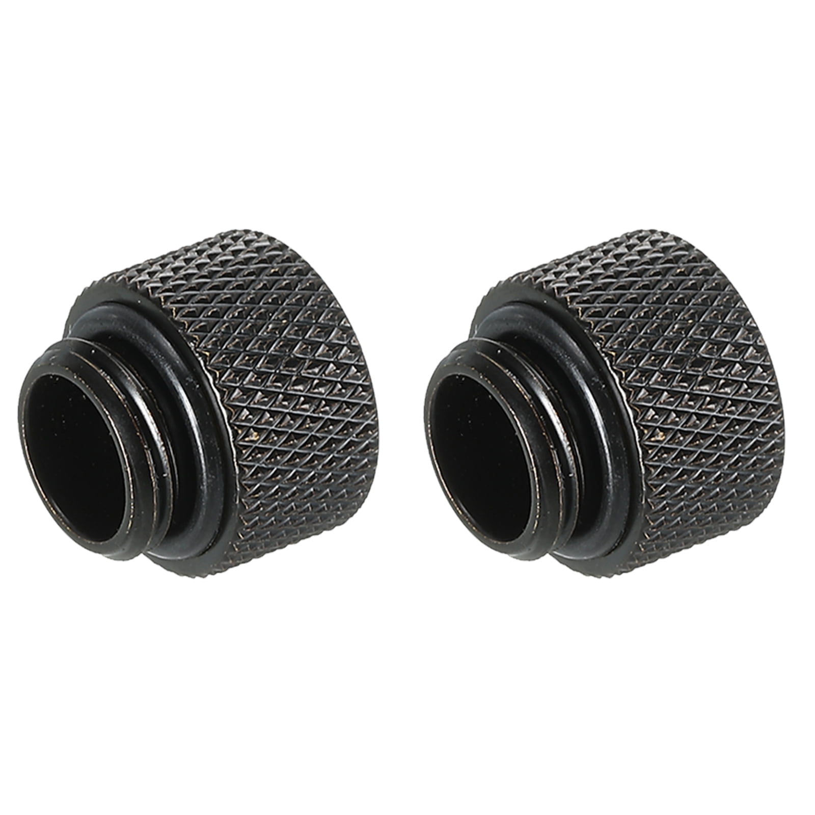 Uxcell Male to FeMale Extender Fitting Black G1/4 x 10mm for Water