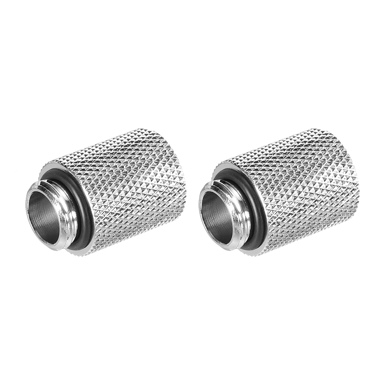 MECCANIXITY G1/4 Extender Fittings - 15mm Long, Male To Female, Brass, For PC Water Cooling (6 Pack)