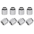 thumbnail image 1 of Uxcell Male to Female Extender Fitting G1/4 x 15mm for PC Water Cooling System Silver 8pcs, 1 of 4