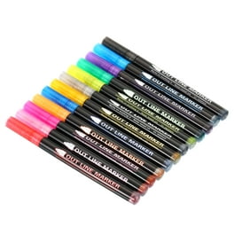 Justice Color Changing Double Ended Art Markers, Multiple Colors, 8 Count, Size: 3.75 inch x 7 inch, Multicolor