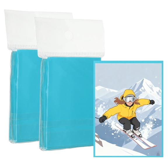 Uxcell Matte Card Sleeves, Trading Card Sleeves Deck Protectors Perfect for Trading Cards & Baseball & Sports & Magic Gathering & Magic Game Cards (Sky Blue, 100 Pcs)