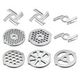 thumbnail image 1 of Uxcell Meat Grinder Blade 47mm 49mm and Plate 3mm 5mm 7mm for Grinders 1 Set, 1 of 5