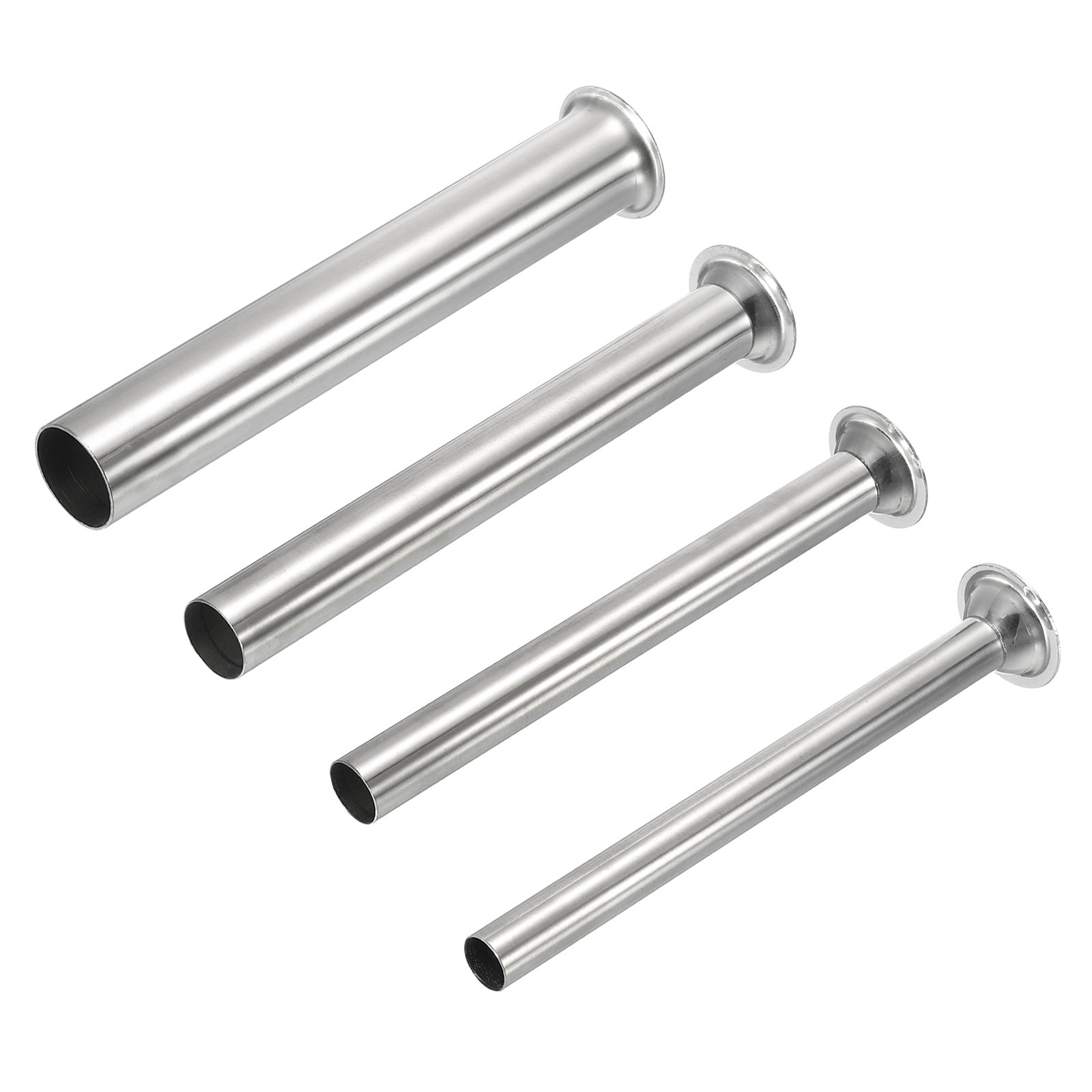 Uxcell Meat Grinder Stainless Steel Stuffing Tube 15mm 19mm 22mm 28mm for Meat Grinder, Stand Mixer, 1 Set