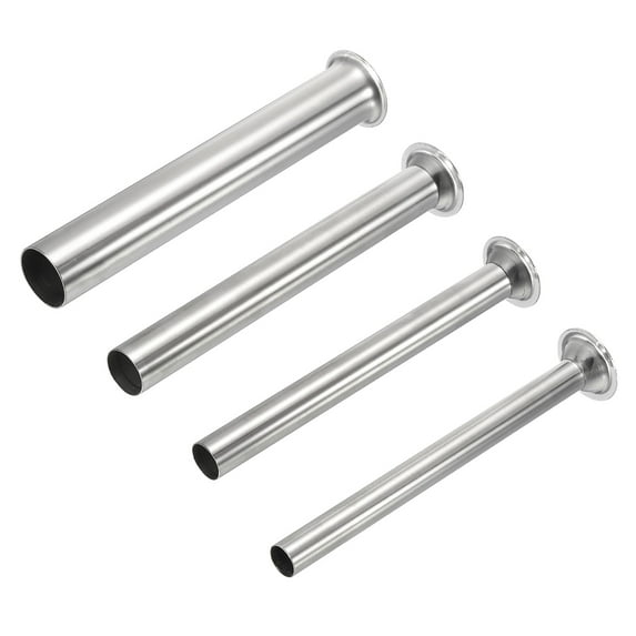Uxcell Meat Grinder Stainless Steel Stuffing Tube 15mm 19mm 22mm 28mm for Meat Grinder, Stand Mixer, 1 Set