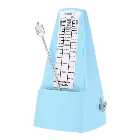 Uxcell Mechanical Metronome High Accuracy Musical Timer Universal Metronome for Piano Guitar Violin Ukulele Player Lake Blue