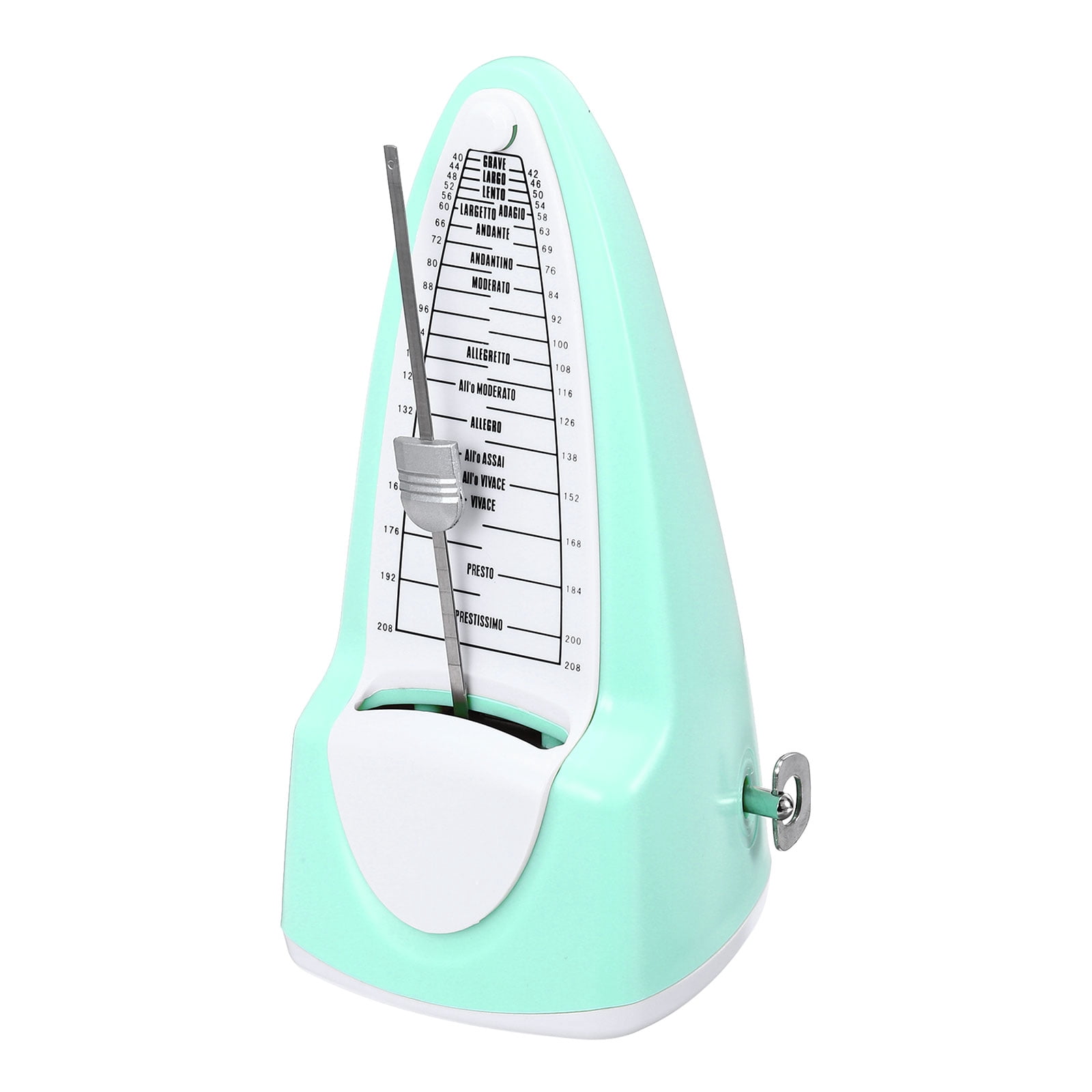 Uxcell Mechanical Metronome High Accuracy Musical Timer Universal Metronome for Piano Guitar Violin Ukulele Player Light Blue