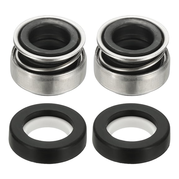 Uxcell Mechanical Seal Kit, Gas Water Pump Replace Mechanical Shaft Seal Replacement Kit 16mm