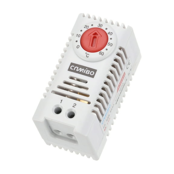 Uxcell Mechanical Switch Thermostat KTO012 Cabinet Temperature Controller 0-60C Adjustable Normally Closed (N.C)