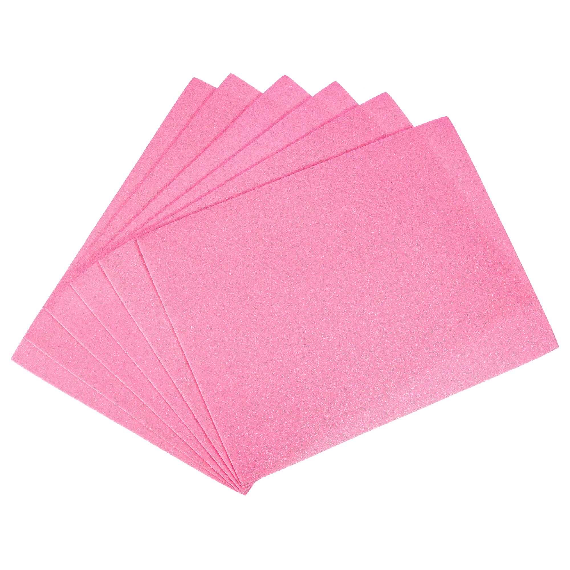 Uxcell Melon Red Shiny EVA Foam Sheets 23.6x15.7in 1.2mm Thick for Crafts DIY 6 Pcs