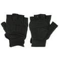 thumbnail image 1 of Uxcell Men's Outdoor Fingerless Gloves Half Finger Gloves Breathable Workout Gloves Black 1Pair L, 1 of 6