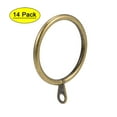 thumbnail image 1 of Uxcell Metal 38mm Inner Dia Bronze Curtain Rings 28 Pack, 1 of 6