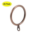 thumbnail image 1 of Uxcell Metal 38mm Inner Dia Copper Curtain Rings 28 Pack, 1 of 5