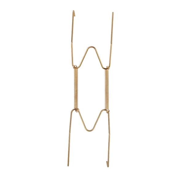 Uxcell Metal 7.5 to 9' Spring Plate Hangers Wall Rack Hook Display Gold Tone