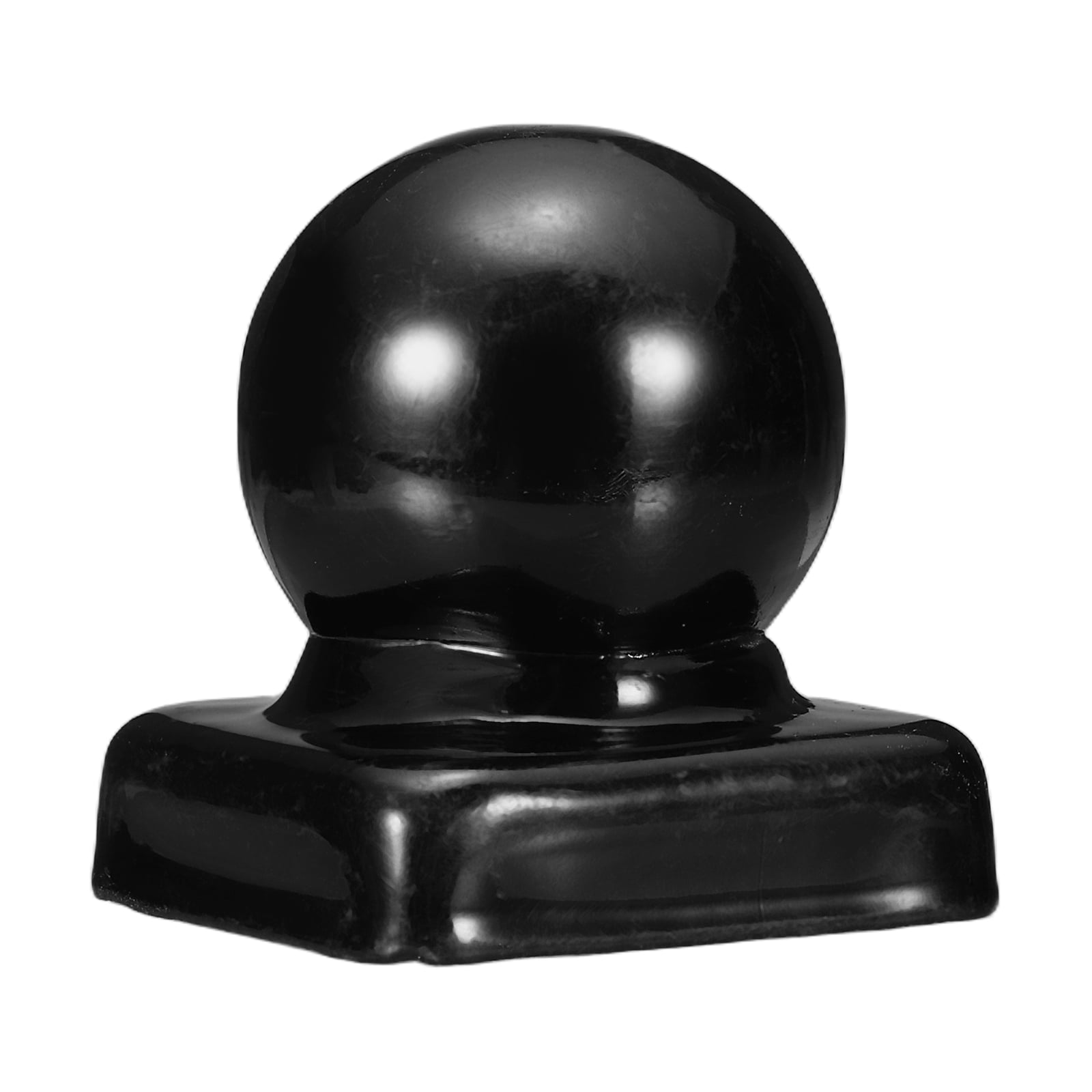 Uxcell Metal Ball Post Cap, 1.26 x 1.26 Inch Round Fence Post Cap with ...