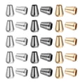 thumbnail image 1 of Uxcell Metal Bell Stopper, Conical Cord Ends Lock Fastener Drawstring Ropes End Stopper Multicolor, 1 of 4
