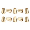 thumbnail image 1 of Uxcell Metal Bell Stopper, Conical Cord Ends Locks Fastener Drawstring Rope End Stopper Golden, 1 of 4