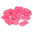 thumbnail image 1 of Uxcell Metal Blank Tags Stamping, 30x50mm DIY Engraving Aluminum ID Tags Rose Red for Craft, Decoration, Pack of 25, 1 of 6