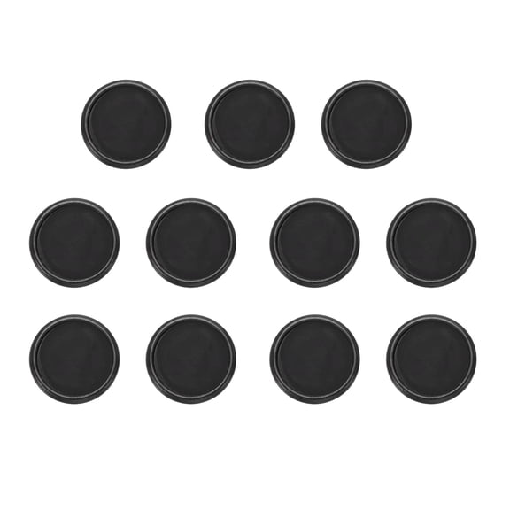 Plastic Book Binding Discs 11Pcs 28mm Round Discbound Expansion Discs Binder Ring for DIY Notebooks Planner Accessories Black