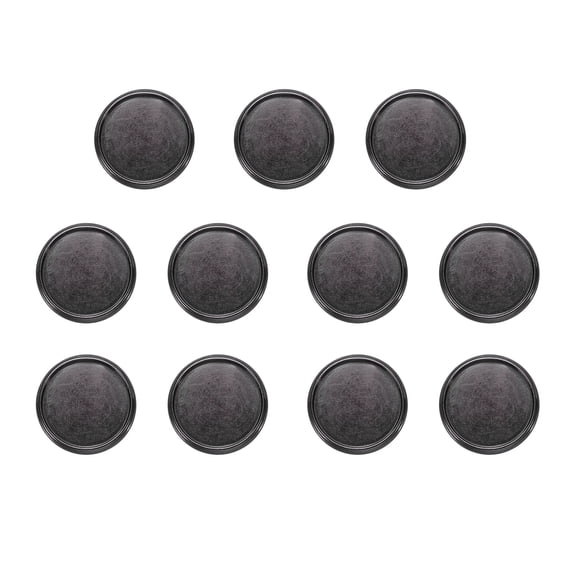 Plastic Book Binding Discs, 11Pcs 28mm Round Discbound Expansion Discs Binder Ring for DIY Notebooks Planner Accessories, Gray