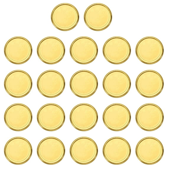 Plastic Book Binding Discs, 22Pcs 32mm Round Discbound Expansion Discs Binder Ring for DIY Notebooks Planner Accessories, Gold