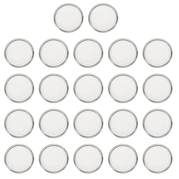 Plastic Book Binding Discs, 22Pcs 32mm Round Discbound Expansion Discs Binder Ring for DIY Notebooks Planner Accessories, Silver